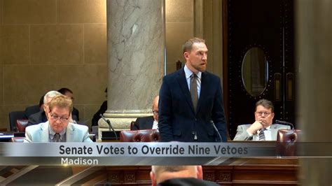 Senate Votes To Override Nine Vetoes Youtube