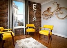 Yellow Brick Wall Living Room Baci Living Room