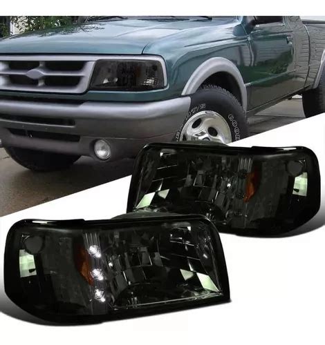 Faros Ford Ranger Led Ahumados A Par Cuotas Sin