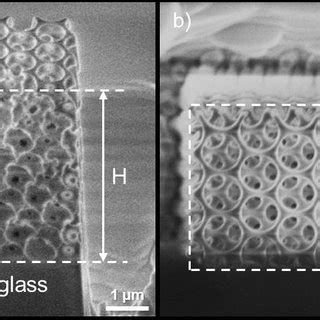 Figure S Examples Of Micro Pillars Fabricated From The Tio Coated