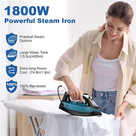 Plancha De Vapor Para Ropa Plancha De Ropa De 1800 W Con Apagado