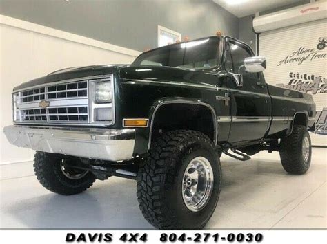 1985 Chevrolet C 10 Scottsdalesilverado Ck 20 4x4 Lifted Square Body