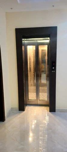 Automatic Big Vision Glass Door Passenger Lift Capacity 6 Person