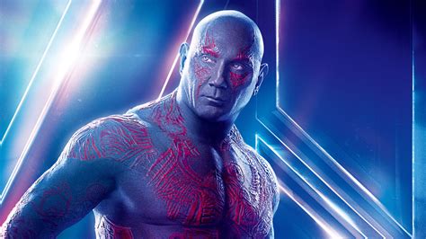 1920x1080 Drax The Destroyer In Avengers Infinity War 8k Poster Laptop