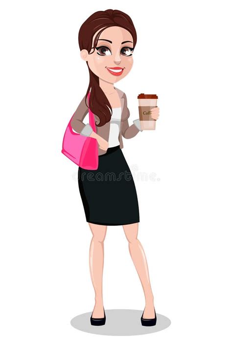 Business Woman In Casual Clothes Stock Vector Illustration Of Finance