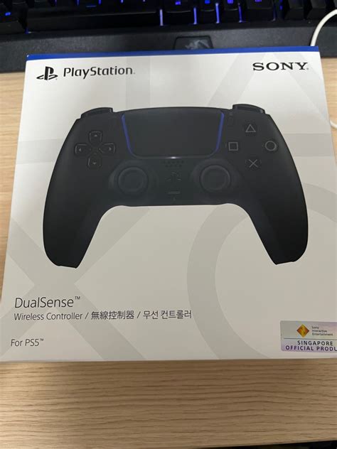 PS5 Dualsense Controller black, Video Gaming, Gaming Accessories ...