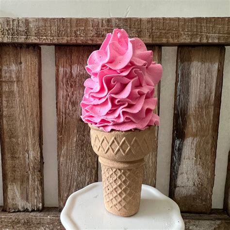 Fake Ice Cream Cone Etsy