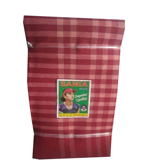 Red Stripped Sania Cotton Gamcha For Home At Rs Set In