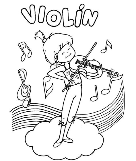 Dibujos De Violin Para Colorear Imagui