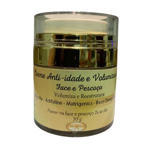 Creme Anti Idade Rosto - Creme Anti-Idade Volumizador Rosto e Pescoço 30g - Dhermativos | A Sua ...