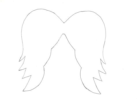 Cut Out Printable Angel Wings