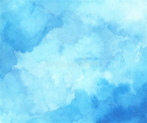 Abstract Light Blue Watercolor For Background Stock Photo Image Of