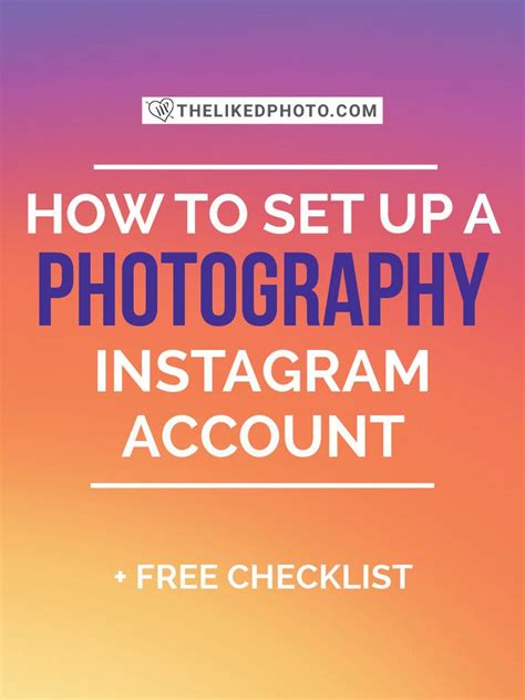 How To Set Up A Photography Instagram Account — Anna Mcnaught Instagram Business Starting