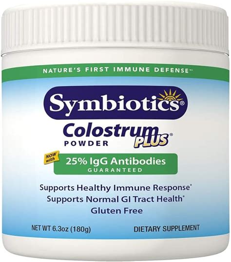 Amazon Symbiotics Colostrum Plus Powder Supplement For Immunity