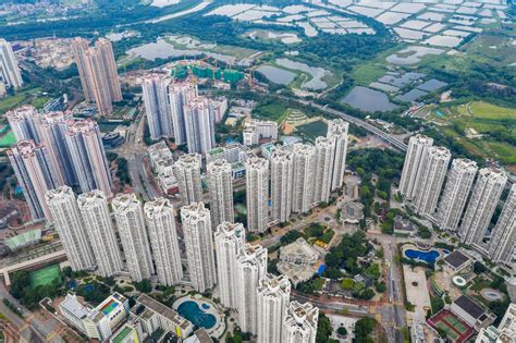 Premium Photo | Aerial view of Hong Kong apartment building