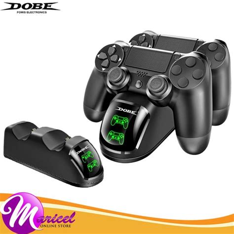 DOBE PlayStation PS4 Controller Dual Charging Dock With LED Charger