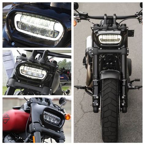 Harley Softail Fat Bob 114 Fxfb Fxfbs 2018 2024 Led Headlight Projecto Pazoma