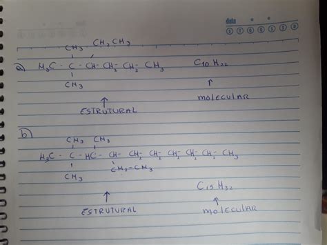 Escreva As Fórmulas Estruturais E Moleculares Dos Seguintes Alcanos