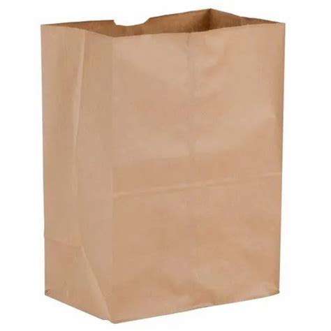 Brown SOS Paper Bag For Grocery Capacity 2kg At Rs 2 Piece In