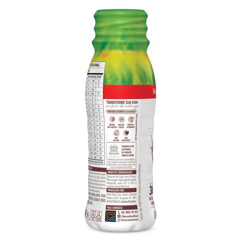 Natures Heart Bebida Vegetal Sabor Cacau 180ml Supermercado Savegnago