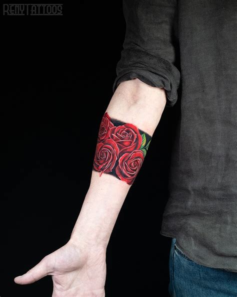 Renytattoos — Colour Floral Tattoos