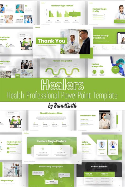 Healer Health Professional PowerPoint Template MasterBundles