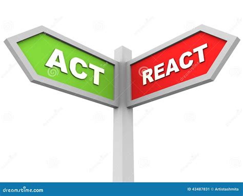 Reaction To Action Clip Art