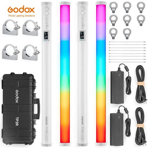 New Godox RGBWW TP2R TP4R Pixel RGB LED Tube Light 2000K 10000K Light