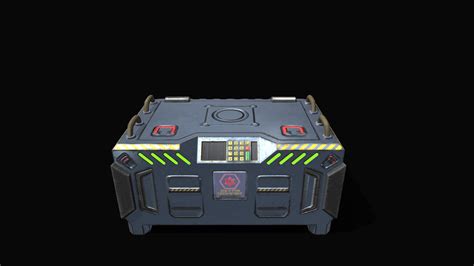 Futuristic Box Download Free 3d Model By Nik Vega Nikvega