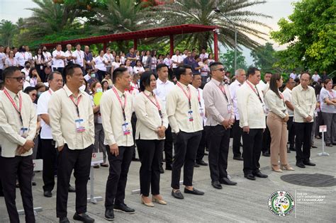 Regular Na Pagtataas Ng Watawat Ng Pilipinas Sa Lungsod Ng Tanauan