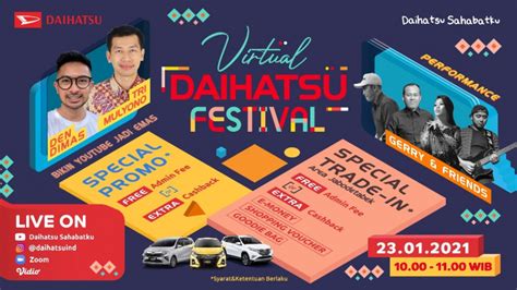 Ramai Peminat Virtual Daihatsu Festival Hadir Kembali Di 2021 NMAA