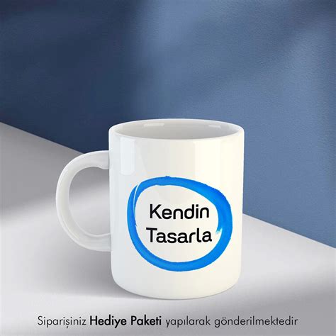 Kendin Tasarla İsim Ve Fotoğraf Baskılı Hediye Kupa Bardak HaniBana