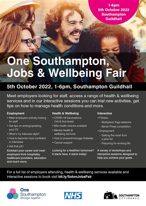 One Southampton Jobs and Wellbeing Fair - GO! Southampton