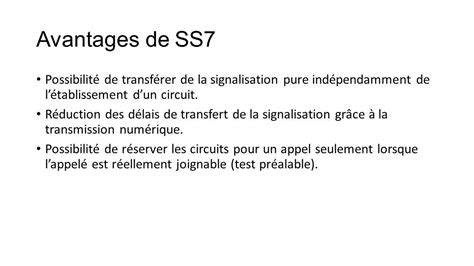 2 Le Cours La Signalisation Dans Les Réseaux Téléphoniques Architecture