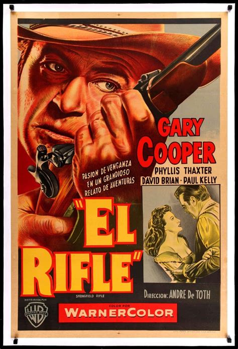 Springfield Rifle 1952 Original Argentine Theatrical Movie Poster Original Film Art