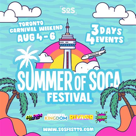 Summer Of Soca Festival Sos Fest Toronto Carnival 2023