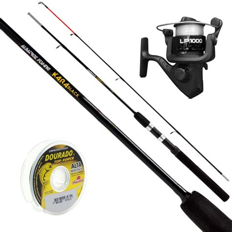 Kit Para Pesca Completo Vara M Molinete E Linha Pescaria Shopee