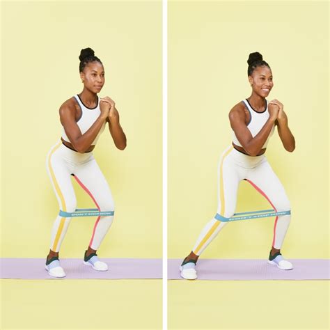 Lateral Band Walk 17 Best Exercises For A Bigger Butt Popsugar