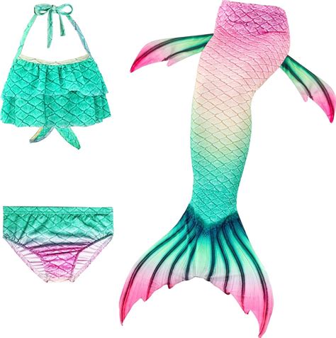 Zeemeerminstaart Inclusief Monovin En Bikini Set Mermaid Staart