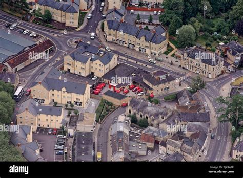 Hot Air Balloon Ride Over Bath Stock Photo Alamy