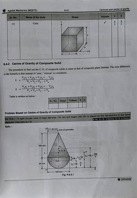 Solution Centroid And Centre Of Gravity Studypool