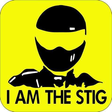 i am the stig funny color sticker - Pro Sport Stickers