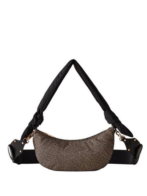 Borbonese Lover Nylon Small Shoulder Bag With Shoulder Strap Op