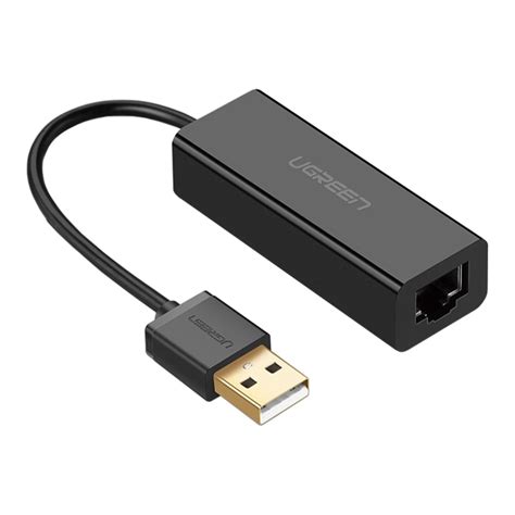 Usb To Ethernet Adapter อุปกรณ์แปลงสัญญาณ Ugreen 20 To Lan 10100 Abs Case 30305 Black