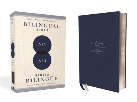 Niv Nvi Bilingual Bible Leathersoft Navy Niv Nvi Biblia