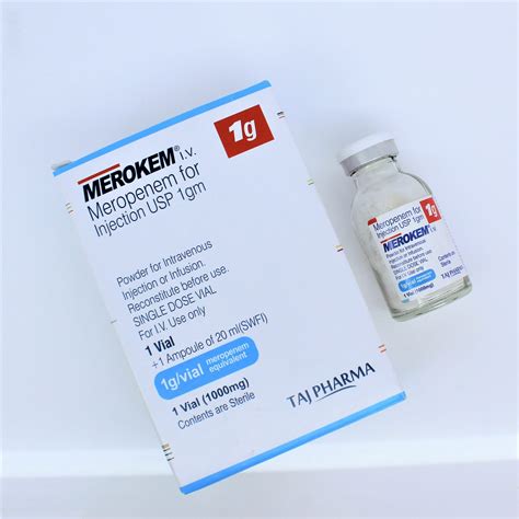 Meropenem Injection 1gm Manufacturers In India