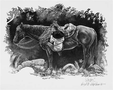 Tucker By Virgil C Stephens Western Artist Cowboy Art Western Art