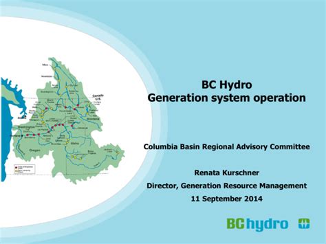 Presentation: Hydro Operations in the Columbia Basin