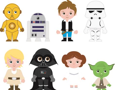 Clipart Baby Star Wars Characters - Michael Arntz