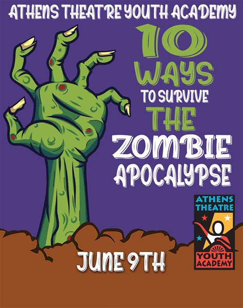 Ways To Survive The Zombie Apocalypse Athens Theatre Deland Florida